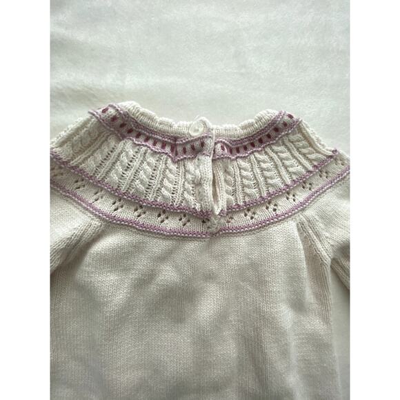 Baby Girl Vintage Sweater Dress Size 6-9 Month - Picture 5 of 6
